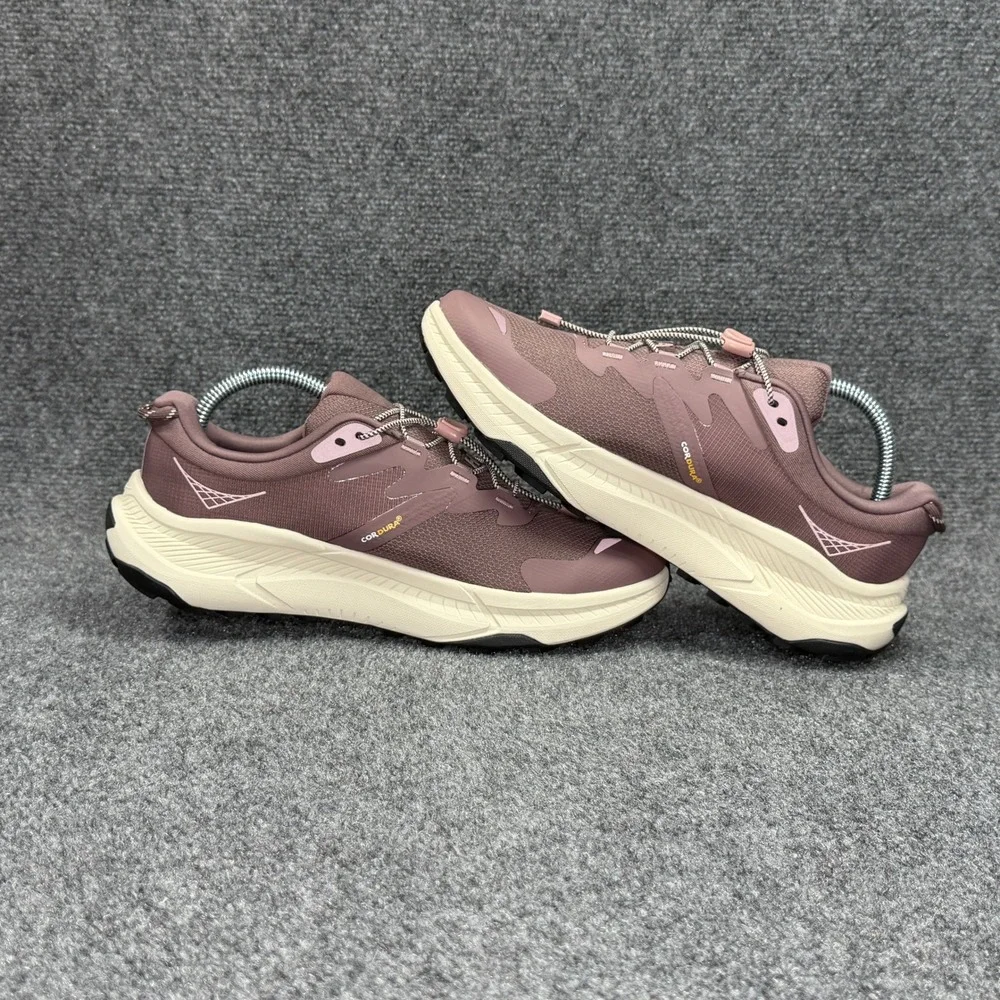 Hoka Transport Shoes Womens Mauve Rose Cordura Vibram Lifestyle Walking Sneakers - Picture 9 of 15
